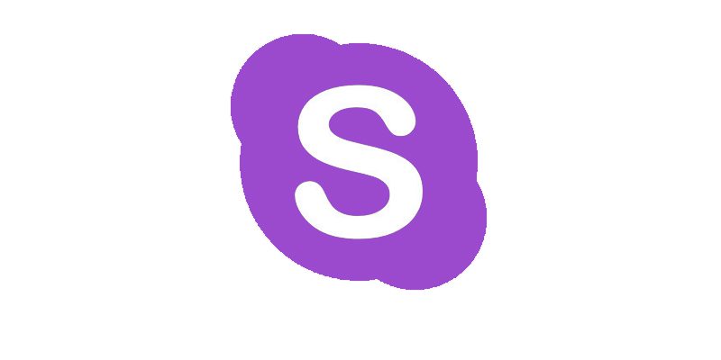 formy kontaktu- ikona skype